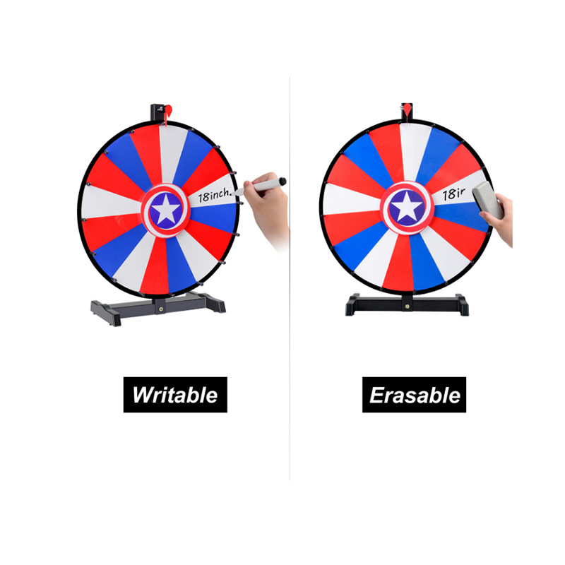 Custom Color and Printing 12″15″18″24″30″12-Slot Prize Wheel | With S...