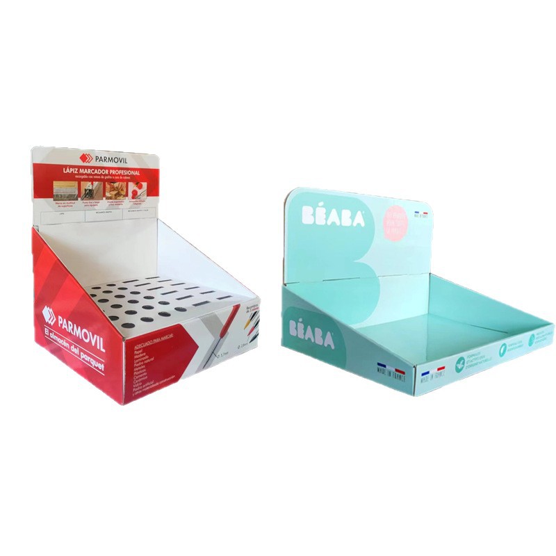 Personalized Shelf Display, Promotional Cardboard Storage Bins Dump Bins