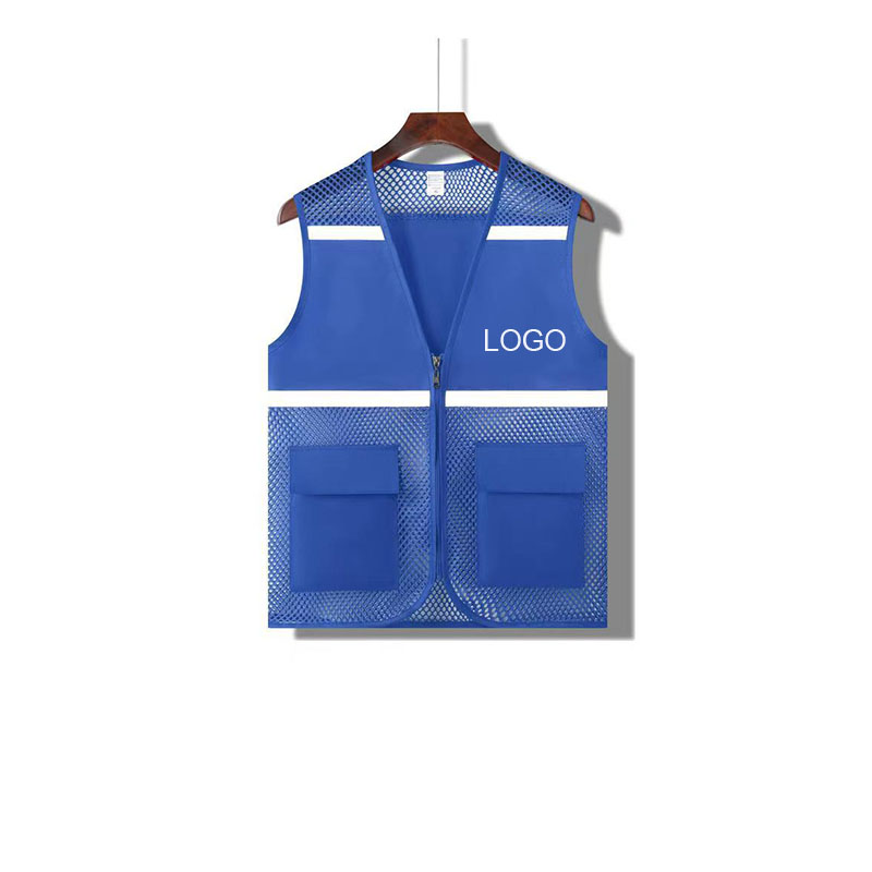 Promotional Reflective Stripe Vest Personalized Vest for Staff Reflective Stripe for Volunteers