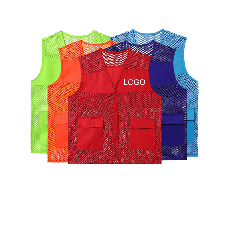 Volunteer Mesh Vest Advertising Mesh Vest Custom Logo Vest Reflective Vest