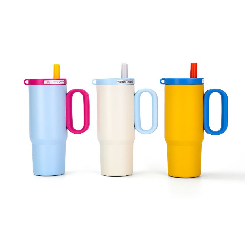 Fashionable Drinkwears 40oz Stainless Steel Tumbler with Handle