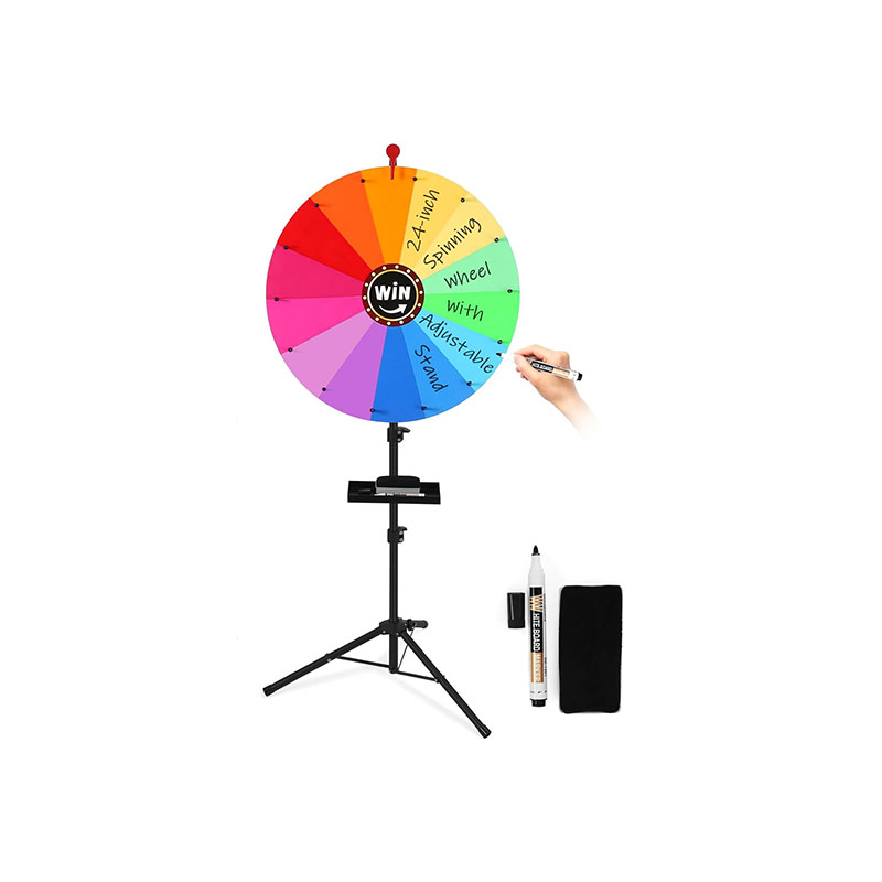 Adjustable Height Spin the Wheel Prize Spinning Wheel, Spin the Wheel for Prize