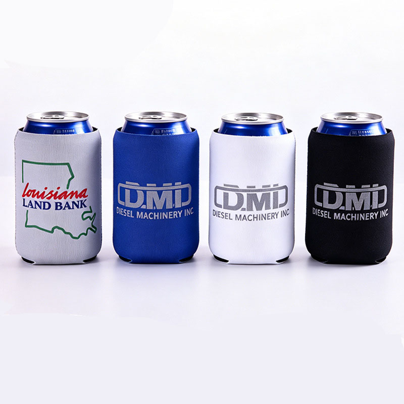 Full Custom Can Cooler Sleeves Neoprene Can Koozie for 12 OZ Cans and Bottles Custom Drink Holders